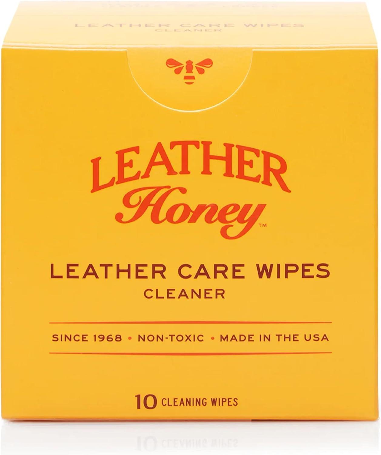 imageLeather Honey Cleaner Wipes with Conditioner Wipes and 16oz Spray Cleaner