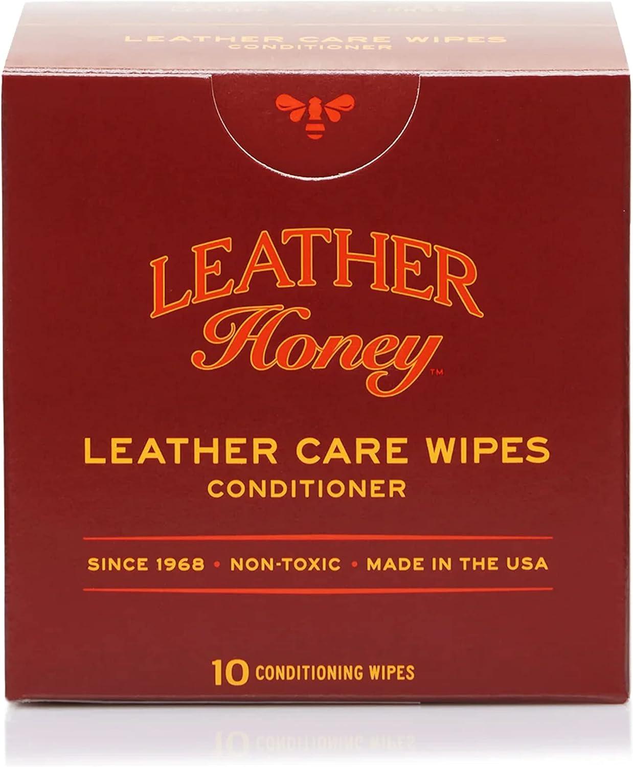 imageLeather Honey Cleaner Wipes with Conditioner Wipes and 16oz Spray Cleaner