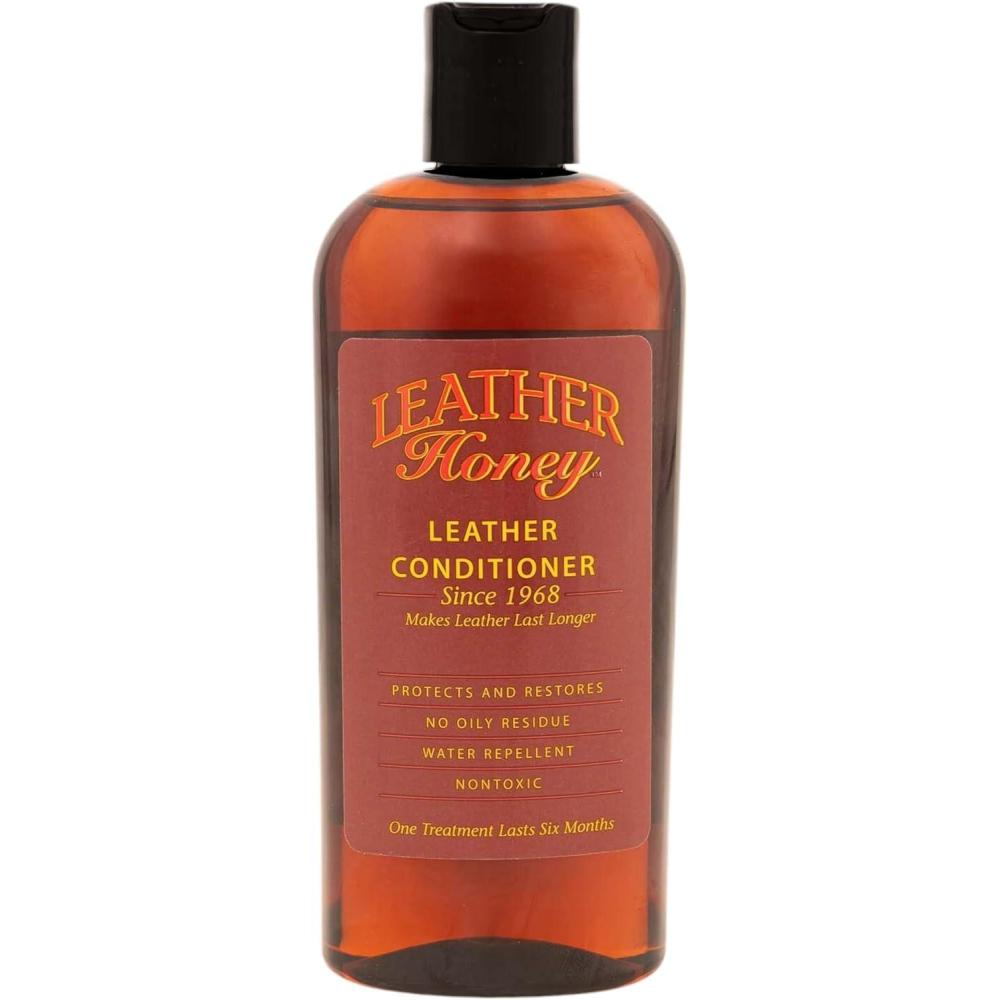 imageLeather Honey Leather Conditioner NonToxic ampamp Made in the Usa Since 1968 Protect ampamp Restore Leather Couches ampamp Furniture Car Interiors Boots Jackets Shoes Bags ampamp Accessories Safe for Any Colors8 Fl Oz Pack of 1