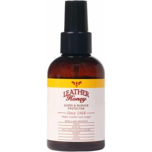 Leather Honey Suede Protector Spray: NonToxic, Non-aerosol Water and Stain Repellent. Protect Suede & Nubuck Shoes, Uggs, Boots, Furniture, Jackets, Bags & Apparel, 4oz