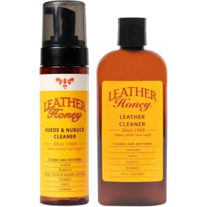 Leather Honey Suede & Nubuck Cleaner with 8oz Cleaner